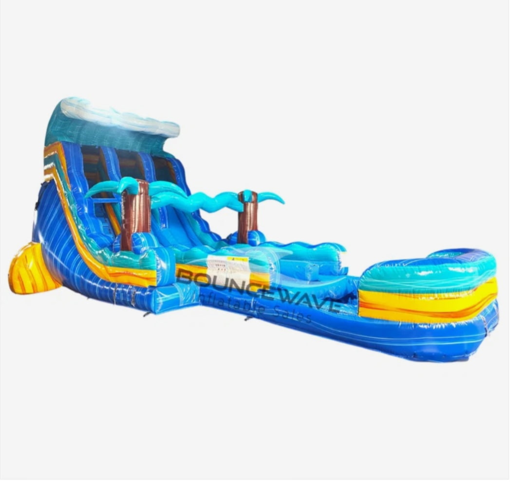 20' Bimini Wave Dual Lane Water Slide rental
