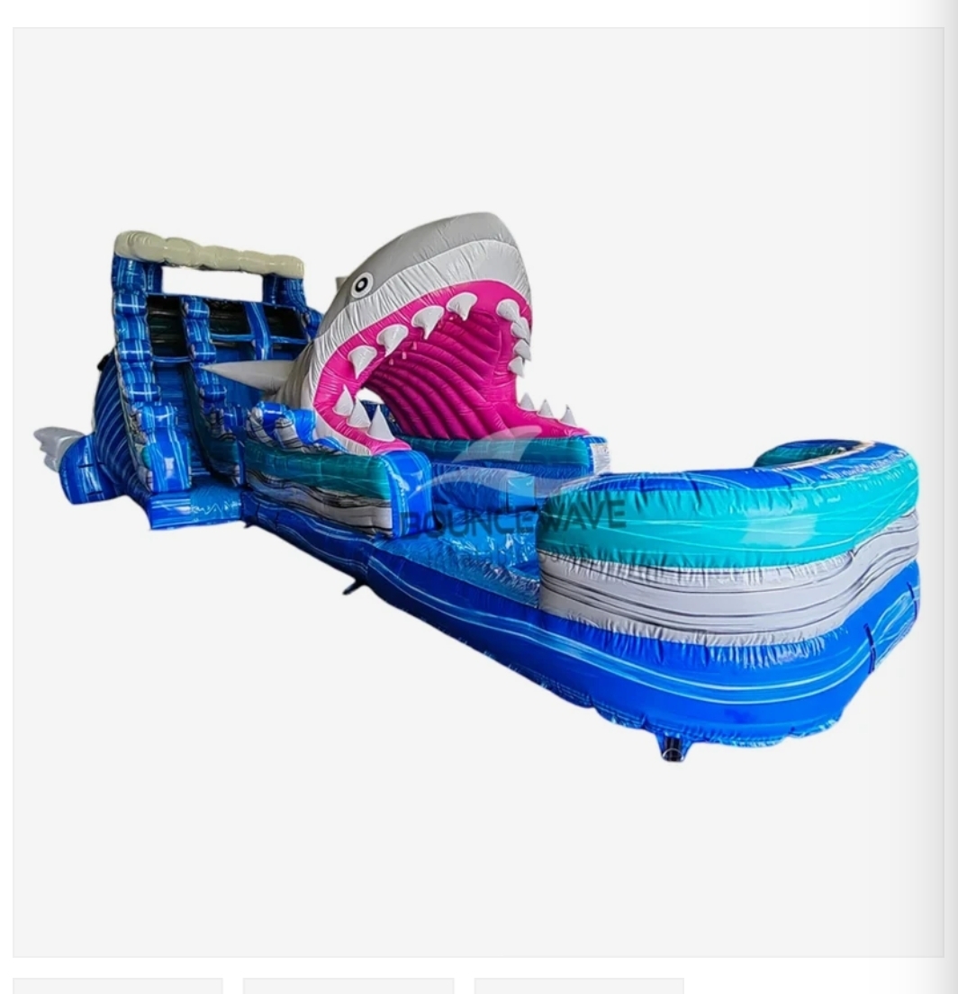 20' Dual Lane Shark Attack! rental